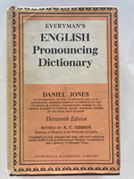 Everymans English pronouncing dictionary. 
Jones, Daniel
Published by Dent & Sons, London