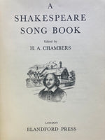 A SHAKESPEARE SONG BOOK (Hardcover)
CHAMBERS, H A